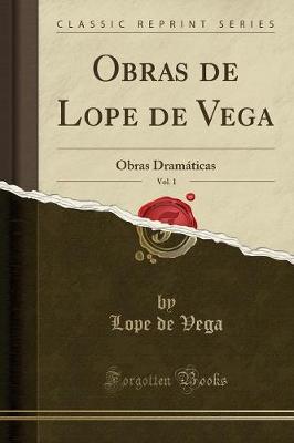 Book cover for Obras de Lope de Vega, Vol. 1