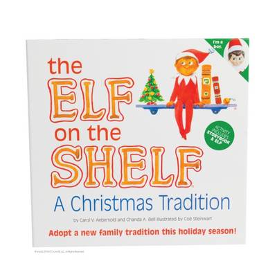 Book cover for The Elf on the Shelf - a Christmas Tradition