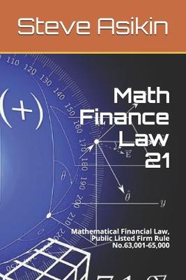 Book cover for Math Finance Law 21