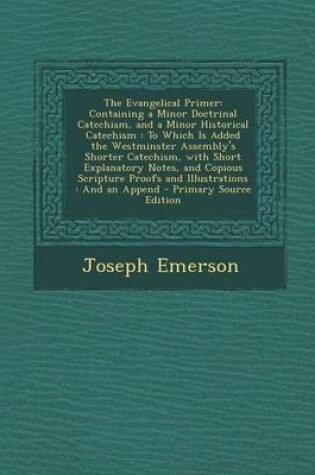 Cover of The Evangelical Primer