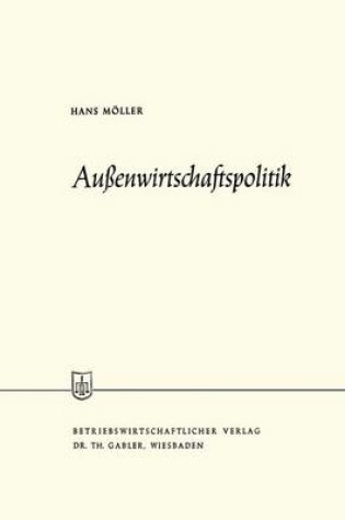 Cover of Außenwirtschaftspolitik