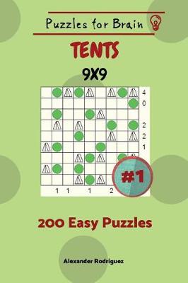 Book cover for Puzzles for Brain Tents - 200 Easy Puzzles 9x9 vol. 1