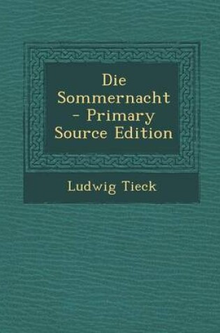 Cover of Die Sommernacht