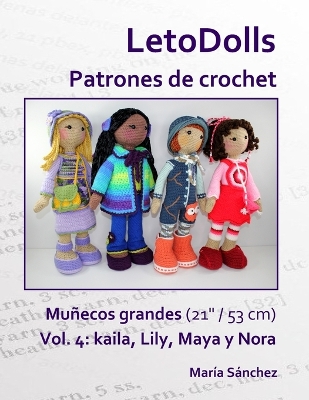 Cover of LetoDolls Patrones de crochet Muñecos grandes (21" / 53 cm) Vol. 4