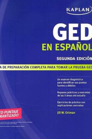 Cover of Kaplan GED en Espanol