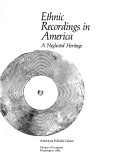 Cover of Ethnic Recordings in America