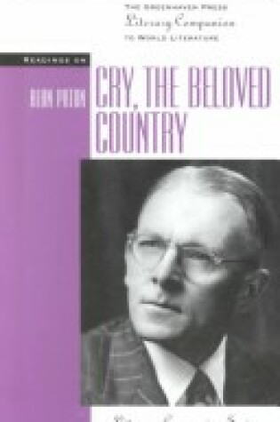 Cover of Readings on "Cry, the Beloved Country"