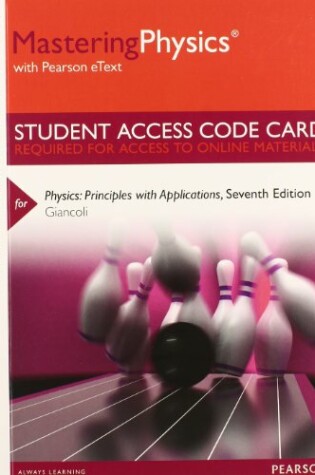 Cover of Mastering Physics with Pearson eText -- Standalone Access Card -- for Physics