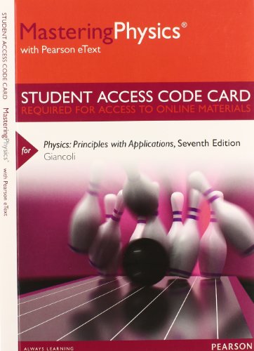 Book cover for Mastering Physics with Pearson eText -- Standalone Access Card -- for Physics