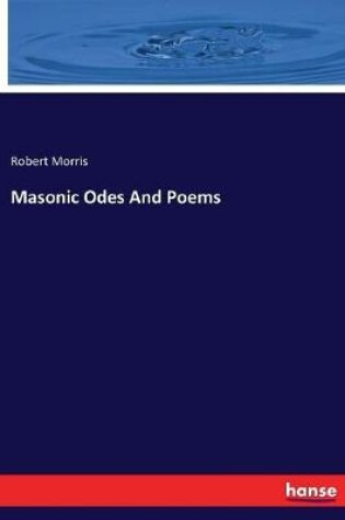 Cover of Masonic Odes And Poems