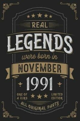 Cover of Real Legends were born in November 1991