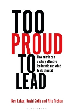 Cover of Too Proud to Lead