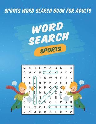 Book cover for Sports Word Search Book For Adults