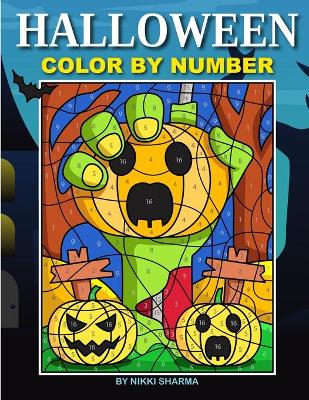 Book cover for Halloween Color By Number