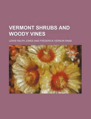 Book cover for Vermont Shrubs and Woody Vines