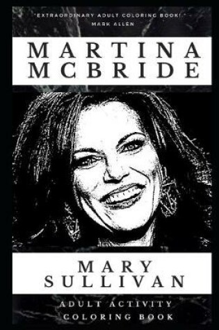 Cover of Martina McBride Adult Activity Coloring Book