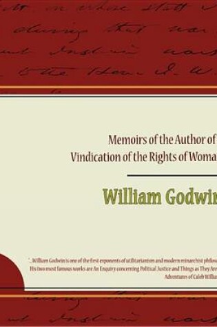 Cover of Memoirs of the Author of a Vindication of the Rights of Woman (eBook)