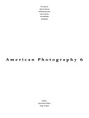 Book cover for American Photography 6