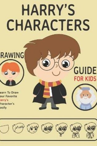 Cover of Harry's Characters drawing guide for kids