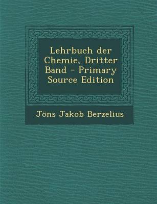 Book cover for Lehrbuch Der Chemie, Dritter Band