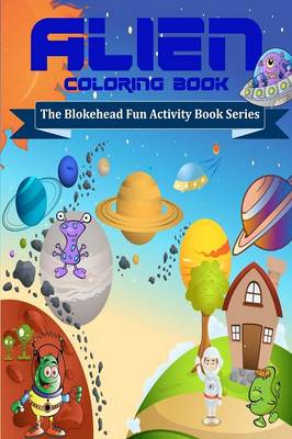 Book cover for Alien Coloring Book