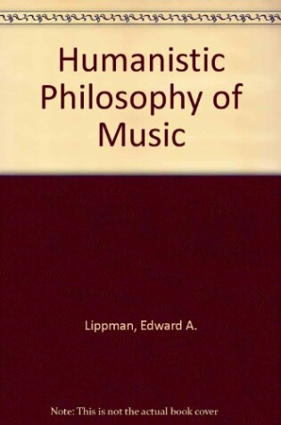 Cover of Humanistic Philosophy of Music