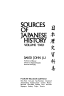 Book cover for Sources of Japanese History