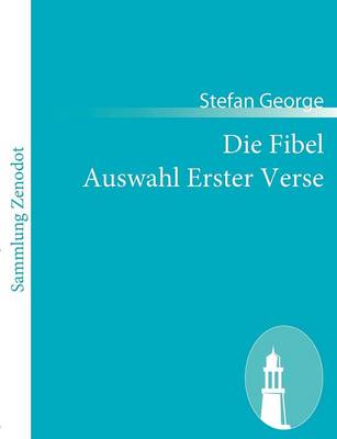 Book cover for Die Fibel Auswahl Erster Verse