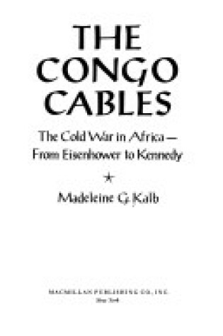 Cover of The Congo Cables