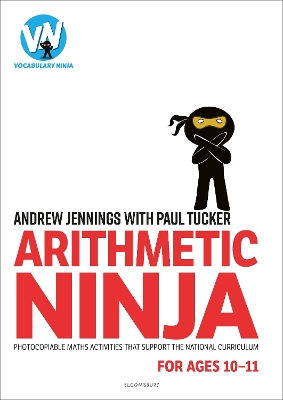 Book cover for Arithmetic Ninja for Ages 10-11