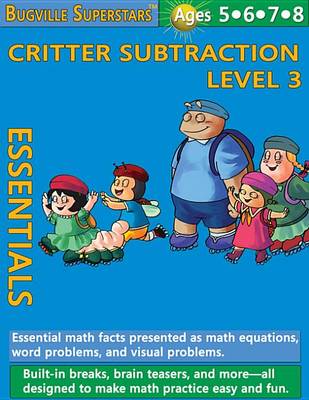 Book cover for Critter Subtraction Essentials Level 3