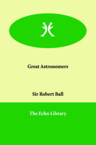 Cover of Great Astronomers