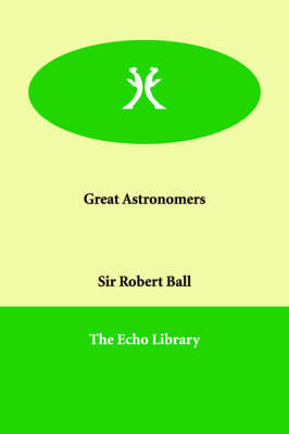 Book cover for Great Astronomers