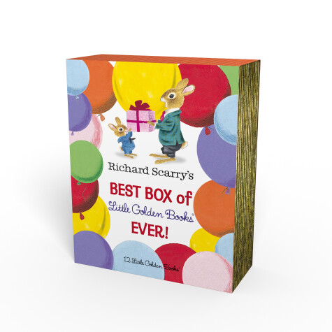 Book cover for Richard Scarry's Best Box of Little Golden Books Ever!