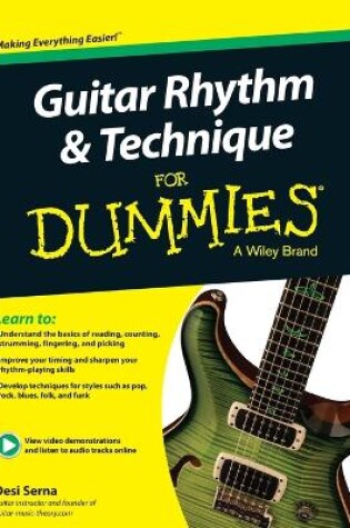 Cover of Guitar Rhythm & Technique For Dummies