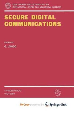 Cover of Secure Digital Communications