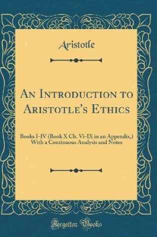 Cover of An Introduction to Aristotle's Ethics