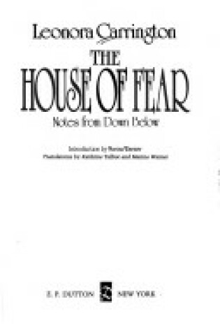 Cover of Carrington Leonora : House of Fear (Hbk)