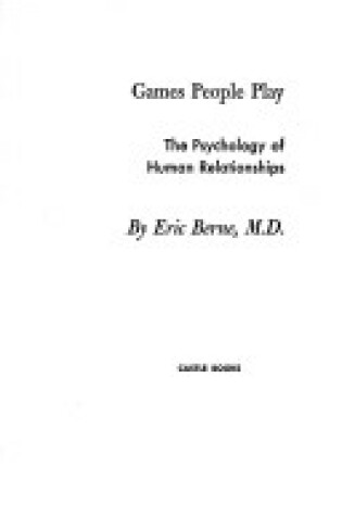 Cover of Games People Play