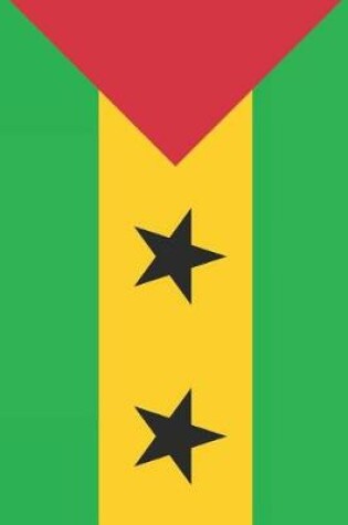 Cover of Sao Tome and Principe Flag Notebook - Sao Tomean Flag Book - Sao Tome and Principe Travel Journal