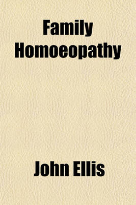 Book cover for Family Homoeopathy