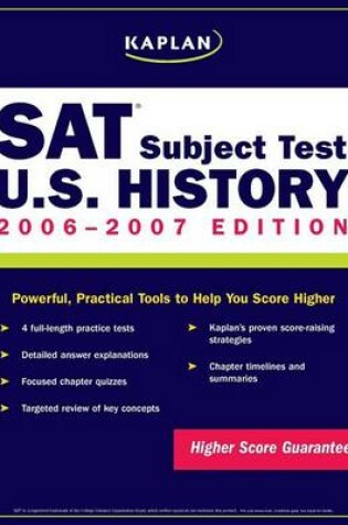 Cover of Kaplan SAT Subject Test