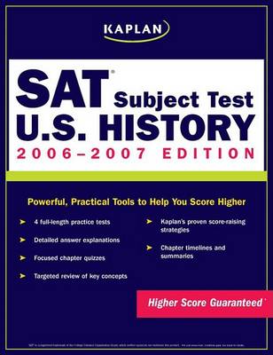 Cover of Kaplan SAT Subject Test