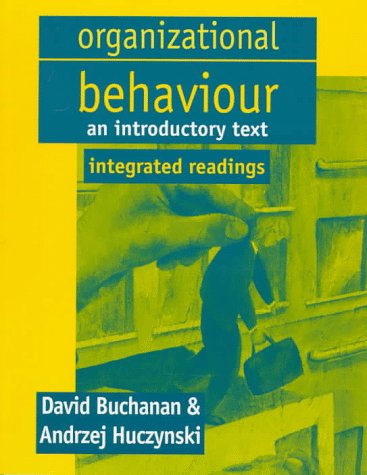 Book cover for Organizational Behaviour Integrated Rdgs