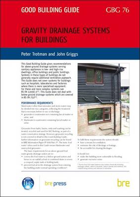 Book cover for Gravity Drainage Systems for Buildings