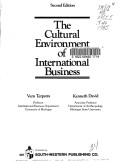 Cover of Cultural Environment of International Business