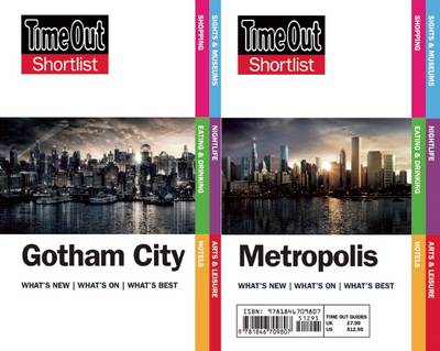 Book cover for Time Out Shortlist Gotham and Metropolis