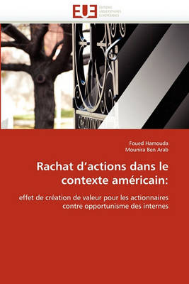 Cover of Rachat D Actions Dans Le Contexte Am ricain