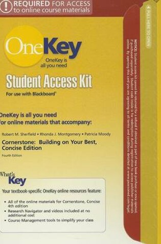 Cover of OneKey Blackboard, Student Access Kit, Cornerstone Concise