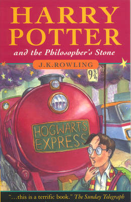 Book cover for Harry Potter and the Philosopher's Stone